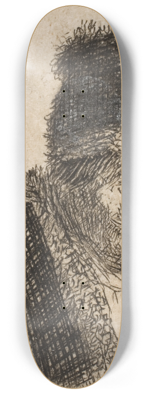 Rembrandt van Rijn - Old man in fur coat and high cap, bust 8.25 inch art skate deck Rembrandt van Rijn - Old man in fur coat and high cap, bust 8.25 inch art skate deck
