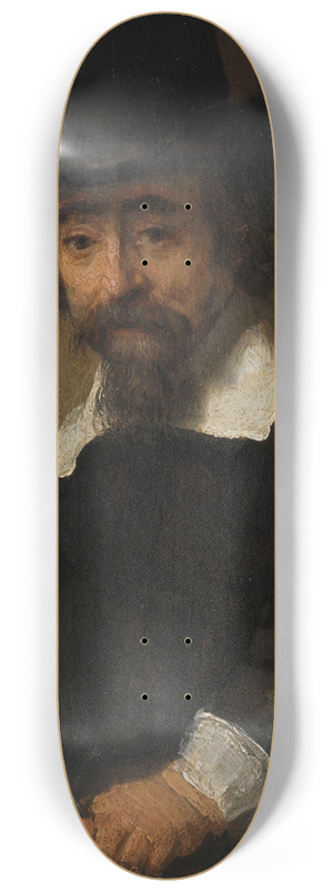 Rembrandt van Rijn - Portrait of Ephraim Bueno 8.25 inch art skate deck