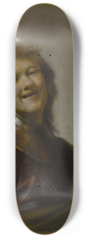 Rembrandt van Rijn - Rembrandt Laughing 8.25 inch art skate deck Rembrandt van Rijn - Rembrandt Laughing 8.25 inch art skate deck