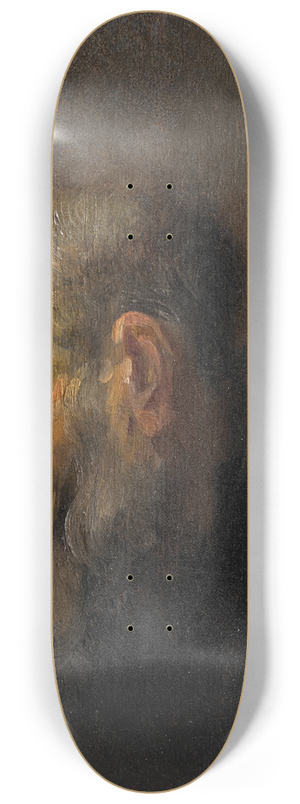 Rembrandt van Rijn - Study of an Old Man in Profile 8.25 inch art skate deck Rembrandt van Rijn - Study of an Old Man in Profile 8.25 inch art skate deck