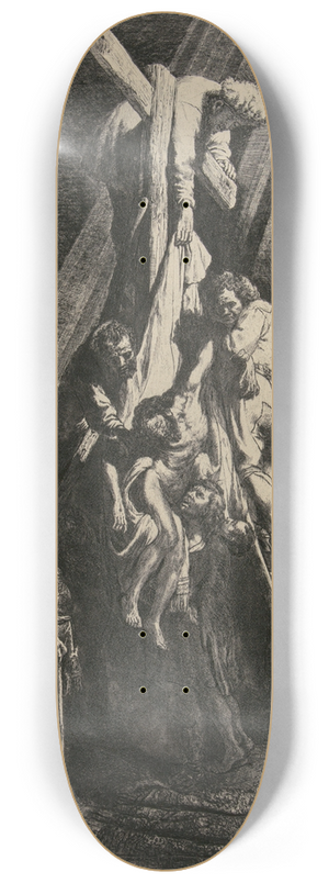 Rembrandt van Rijn - The Descent from the Cross; Second Plate 8.25 inch art skate deck