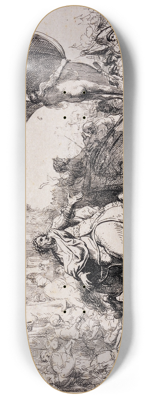 Rembrandt van Rijn - The Ship of Fortune 8.25 inch art skate deck