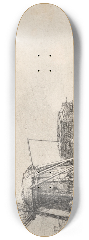 Rembrandt van Rijn - The Windmill 8.25 inch art skate deck Rembrandt van Rijn - The Windmill 8.25 inch art skate deck