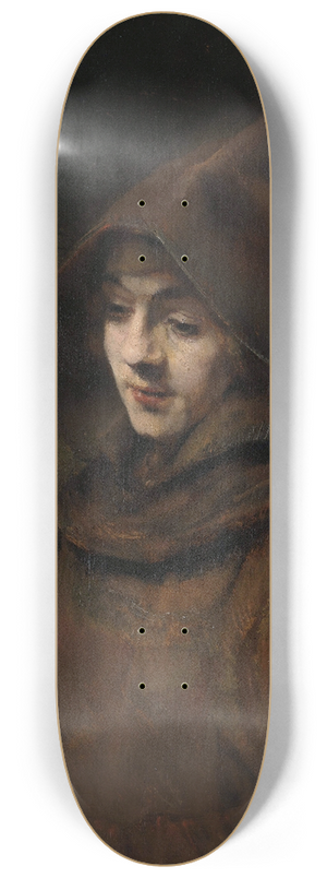 Rembrandt van Rijn - Titus in a Monks Habit 8.25 inch art skate deck