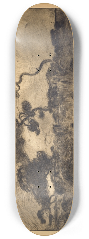 Armand Seguin - Louragan (The Hurricane) 8.25 inch art skate deck