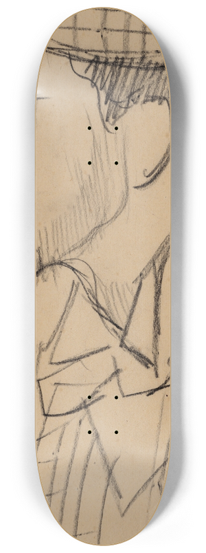 Armand Seguin - Portrait de Forbes-Robertson au veston  carreaux 8.25 inch art skate deck