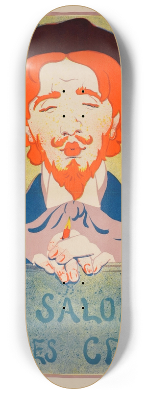 Ren Georges Hermann-Paul - Salon des Cent 8.25 inch art skate deck