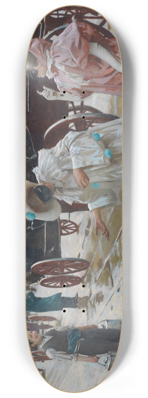 Arnaldo Ferraguti - Carnival, Piazza della Scala, Milan 8.25 inch art skate deck