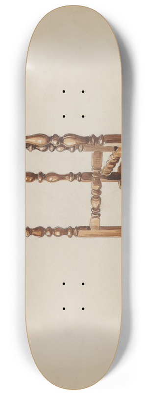 Rex Dolmith - Three Legged Gate-leg Table 8.25 inch art skate deck