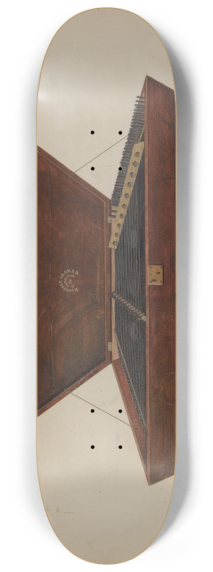 Rex F. Bush - Dulcimer 8.25 inch art skate deck