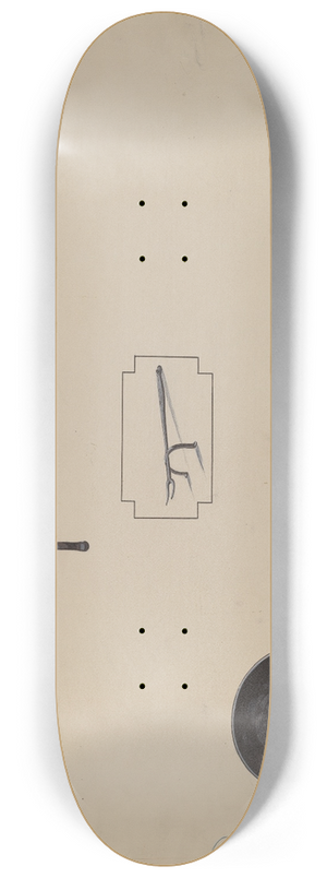 Rex F. Bush - Fork and Ladle 8.25 inch art skate deck