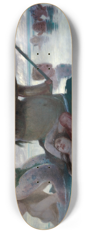 Arnold Bcklin - In The Sea 8.25 inch art skate deck
