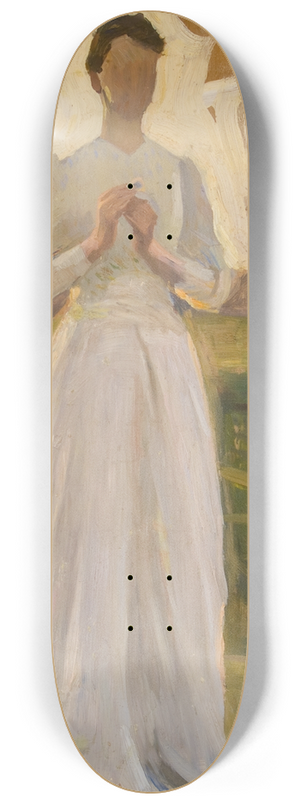 Richard Bergh - Sketch for The Knight and the Maiden 8.25 inch art skate deck