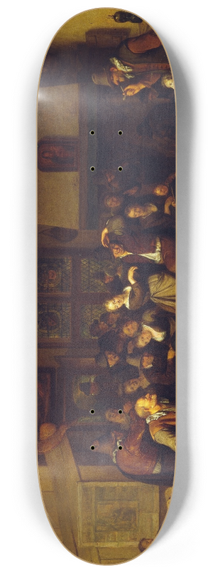 Richard Brakenburgh - Dance in a Cottage 8.25 inch art skate deck