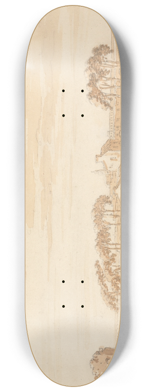 Richard Cooper the Elder - Italian Landscape 8.25 inch art skate deck