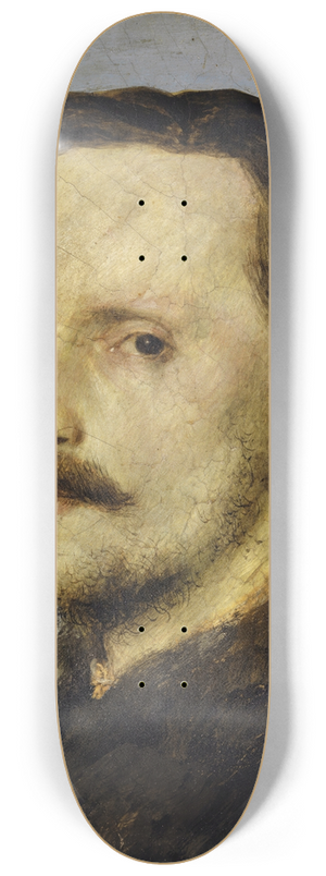 Arnold Bcklin - Portrait of Adolf Bayersdorfer 8.25 inch art skate deck