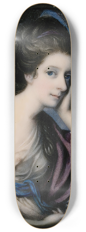 Richard Cosway - Portrait of Mrs. Floyd 8.25 inch art skate deck