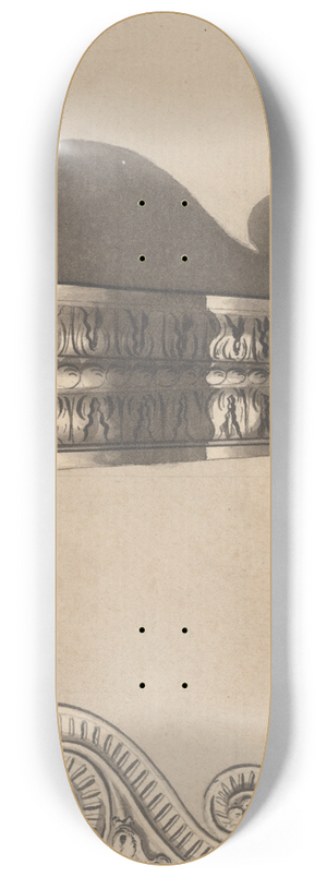 Richard de Lalonde - Two Views of a Bracket 8.25 inch art skate deck