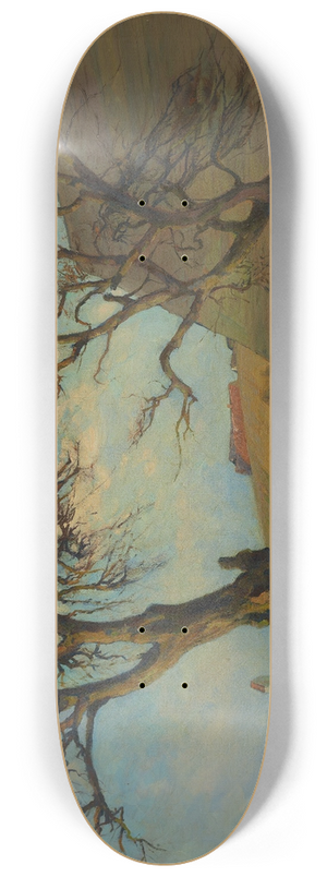 Richard Eschke - Old apple trees 8.25 inch art skate deck