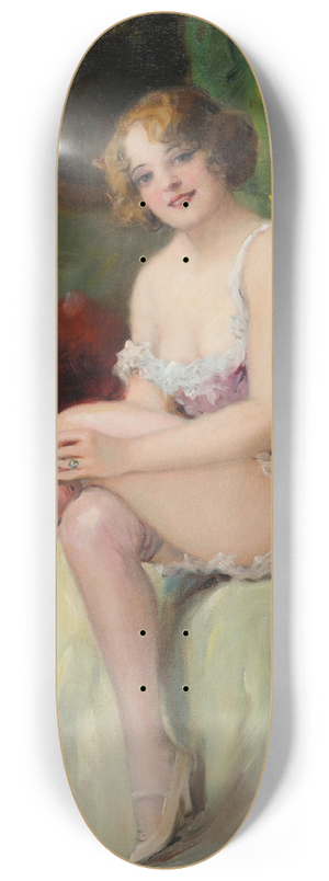 Richard Geiger - Dame im Boudoir 8.25 inch art skate deck
