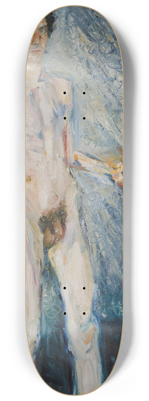 Richard Gerstl - Nude Self-Portrait with Palette 8.25 inch art skate deck