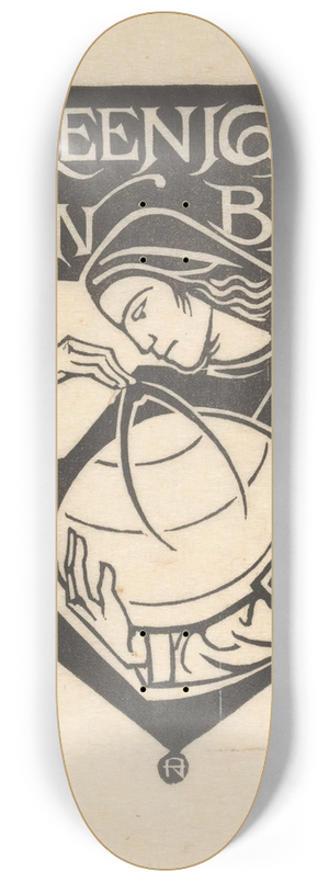 Richard Nicolas Roland Holst - Ex libris van de Vereeniging Joan Blaeu 8.25 inch art skate deck Richard Nicolas Roland Holst - Ex libris van de Vereeniging Joan Blaeu 8.25 inch art skate deck