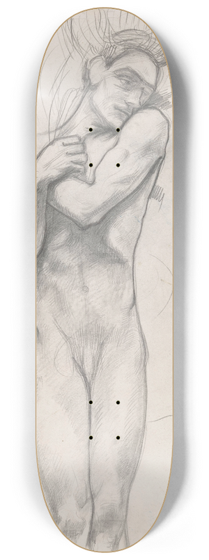 Richard Nicolas Roland Holst - Figuurstudie voor de affiche Lucifer van Vondel 8.25 inch art skate deck