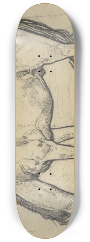 Richard Nicolas Roland Holst - Grazend paard te Noordwijk 8.25 inch art skate deck