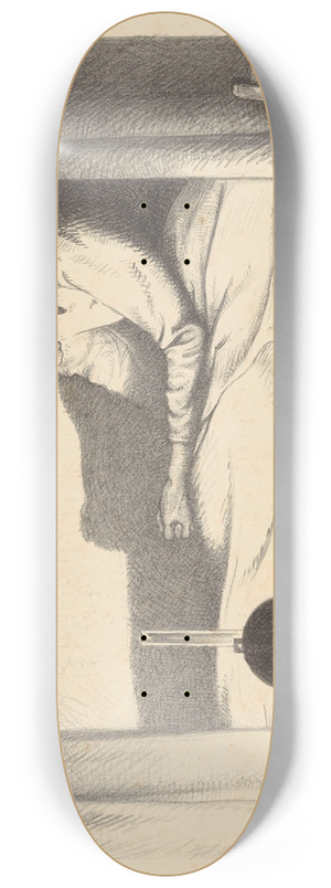 Richard Nicolas Roland Holst - Japke Faber in een bedstede 8.25 inch art skate deck