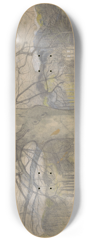 Richard Nicolas Roland Holst - Kale beuk op een weide met schapen en een paard 8.25 inch art skate deck Richard Nicolas Roland Holst - Kale beuk op een weide met schapen en een paard 8.25 inch art skate deck