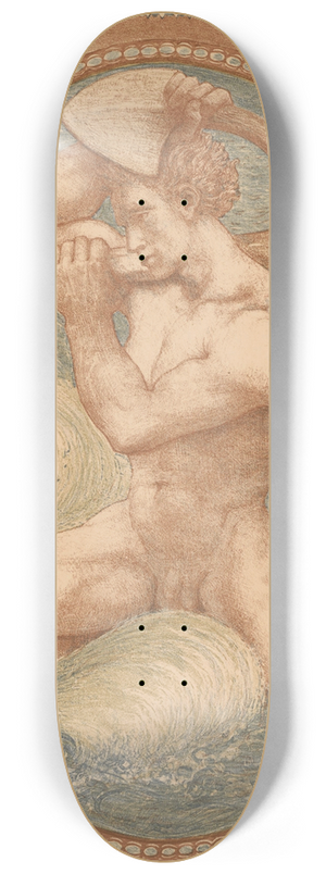 Richard Nicolas Roland Holst - Man die een anker draagt op zijn schouders 8.25 inch art skate deck Richard Nicolas Roland Holst - Man die een anker draagt op zijn schouders 8.25 inch art skate deck