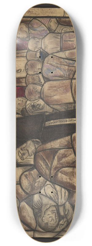 Richard Nicolas Roland Holst - Ontwerp voor raam in het Stadhuis in Amsterdam 3 8.25 inch art skate deck Richard Nicolas Roland Holst - Ontwerp voor raam in het Stadhuis in Amsterdam 3 8.25 inch art skate deck