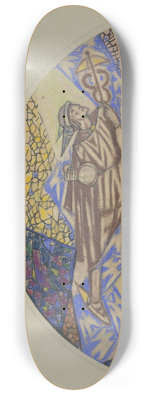 Richard Nicolas Roland Holst - Ontwerp voor raam van het postkantoor te Utrecht; Mercurius 8.25 inch art skate deck