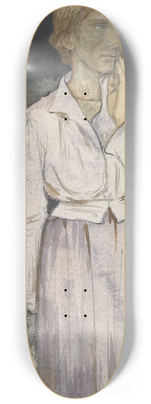 Richard Nicolas Roland Holst - Staande vrouw 8.25 inch art skate deck