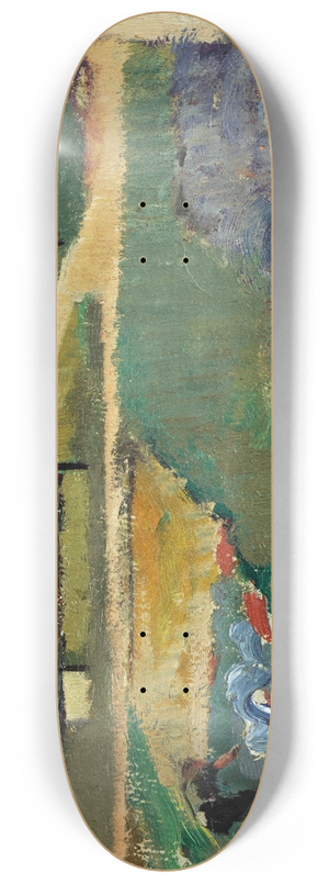 Arnold Fiechter - Cabbage Field In Front Of A Village 8.25 inch art skate deck