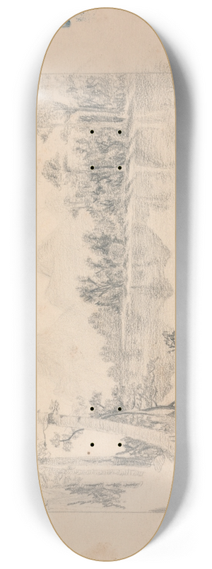 Richard Pettigrew Leitch - Landscape 8.25 inch art skate deck