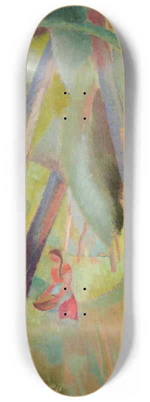Arnold Fiechter - Riverbank (Motif at the Birs, Rti-Hard) 8.25 inch art skate deck