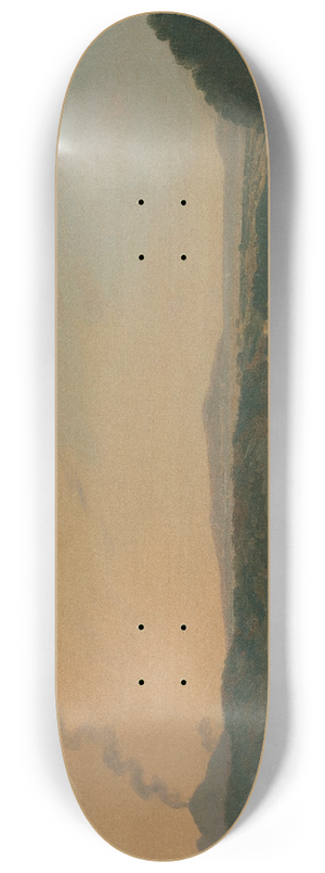Richard Wilson - Lago dAgnano with Vesuvius in the distance 8.25 inch art skate deck