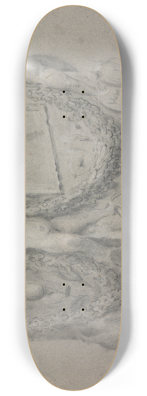 Richard Wilson - Sculpted Plinth in the Villa Medici 8.25 inch art skate deck