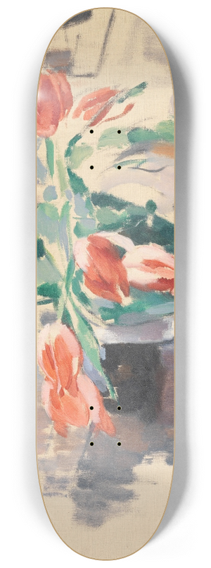 Rik Wouters - Tulips 8.25 inch art skate deck