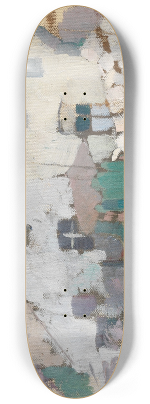 Rik Wouters - White Faades and Garden at Bosvoorde 8.25 inch art skate deck