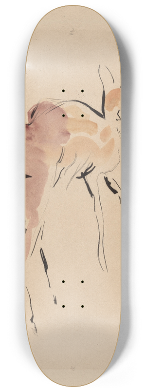 Rik Wouters - Young Deer 8.25 inch art skate deck