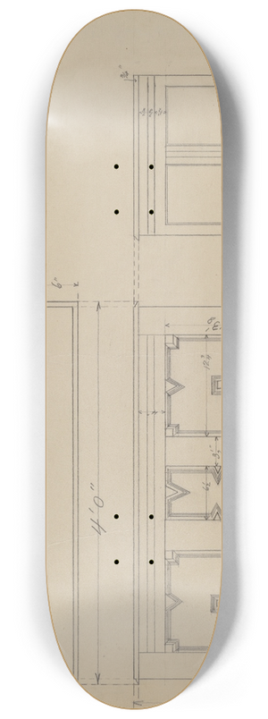 Robert Brigadier - Chest 8.25 inch art skate deck