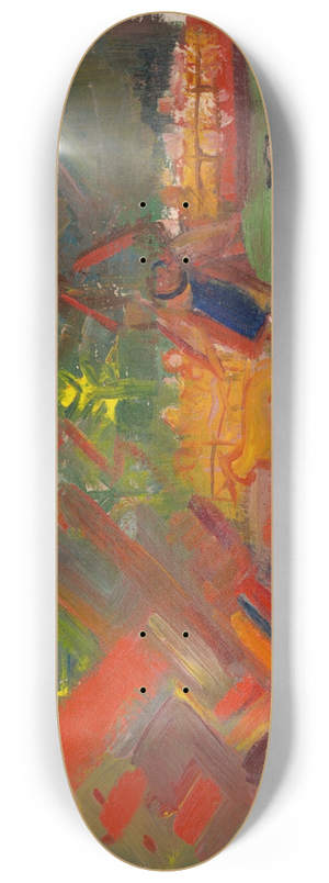 Arnold Peter Weisz-Kubnan - By the Campfire 8.25 inch art skate deck Arnold Peter Weisz-Kubnan - By the Campfire 8.25 inch art skate deck