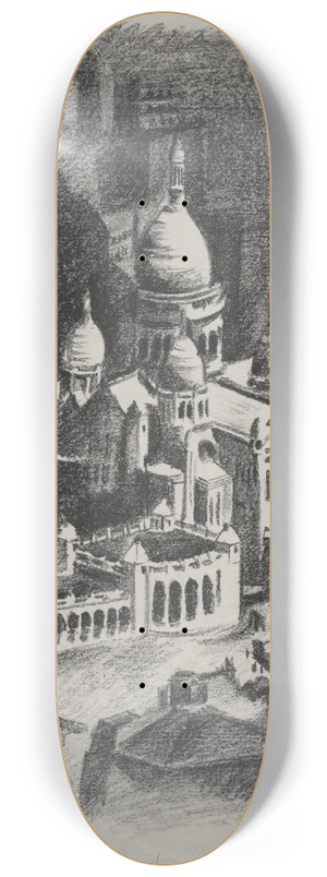 Robert Delaunay - Allo Paris; Frontispiece to book 8.25 inch art skate deck