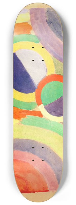 Robert Delaunay - Composition 8.25 inch art skate deck