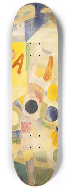 Robert Delaunay - Lquipe de Cardiff 8.25 inch art skate deck