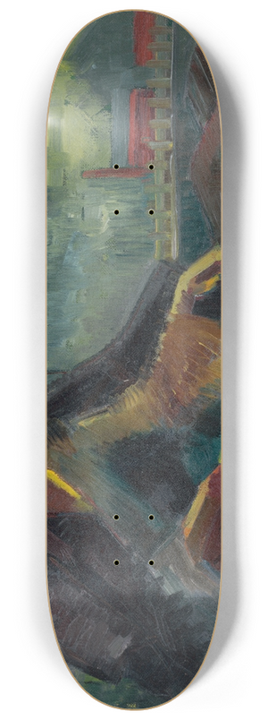 Arnold Peter Weisz-Kubnan - Dawn 8.25 inch art skate deck