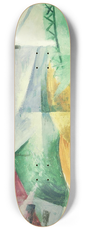 Robert Delaunay - Une fentre 8.25 inch art skate deck Robert Delaunay - Une fentre 8.25 inch art skate deck