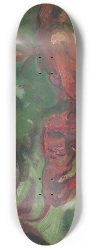 Arnold Peter Weisz-Kubnan - Dogs Fighting 8.25 inch art skate deck